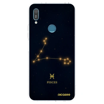 Picasee silikonový průhledný obal pro Huawei Y6 2019 - PISCES