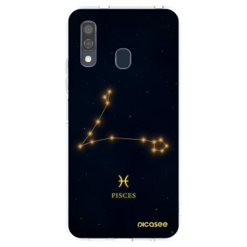 Picasee silikonový průhledný obal pro Samsung Galaxy A40 A405F - PISCES