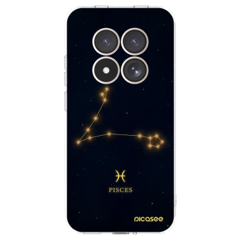 Picasee silikonový průhledný obal pro Xiaomi Redmi Note 15 Pro 4G - PISCES