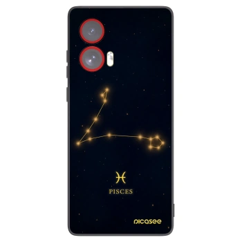 Picasee silikonový černý obal pro Motorola Edge 50 Fusion - PISCES