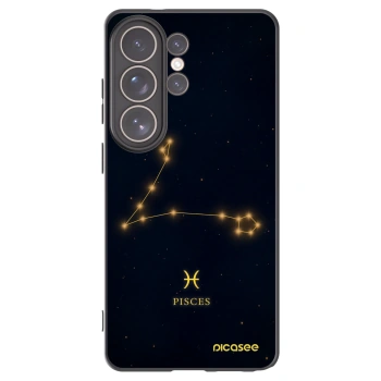 Picasee silikonový černý obal pro Samsung Galaxy S26 Ultra - PISCES