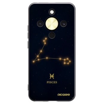 Picasee silikonový černý obal pro Honor Magic8 Lite 5G - PISCES