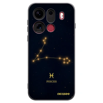Picasee silikonový černý obal pro OPPO Find X9 Pro - PISCES