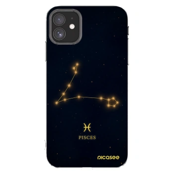 Picasee silikonový průhledný obal pro Apple iPhone 11 - PISCES