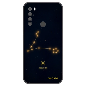 Picasee silikonový černý obal pro Xiaomi Redmi Note 8 - PISCES