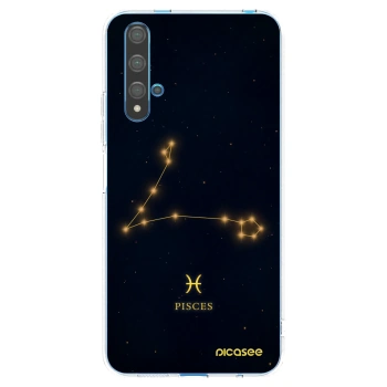 Picasee silikonový průhledný obal pro Huawei Nova 5T - PISCES