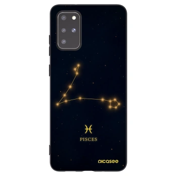 Picasee silikonový černý obal pro Samsung Galaxy S20+ G985F - PISCES