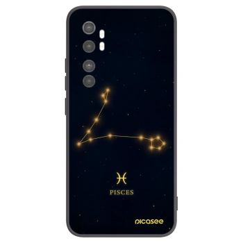 Picasee silikonový černý obal pro Xiaomi Mi Note 10 Lite - PISCES