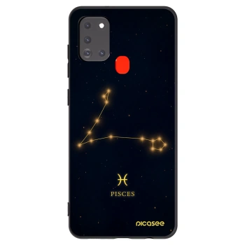Picasee silikonový černý obal pro Samsung Galaxy A21s - PISCES