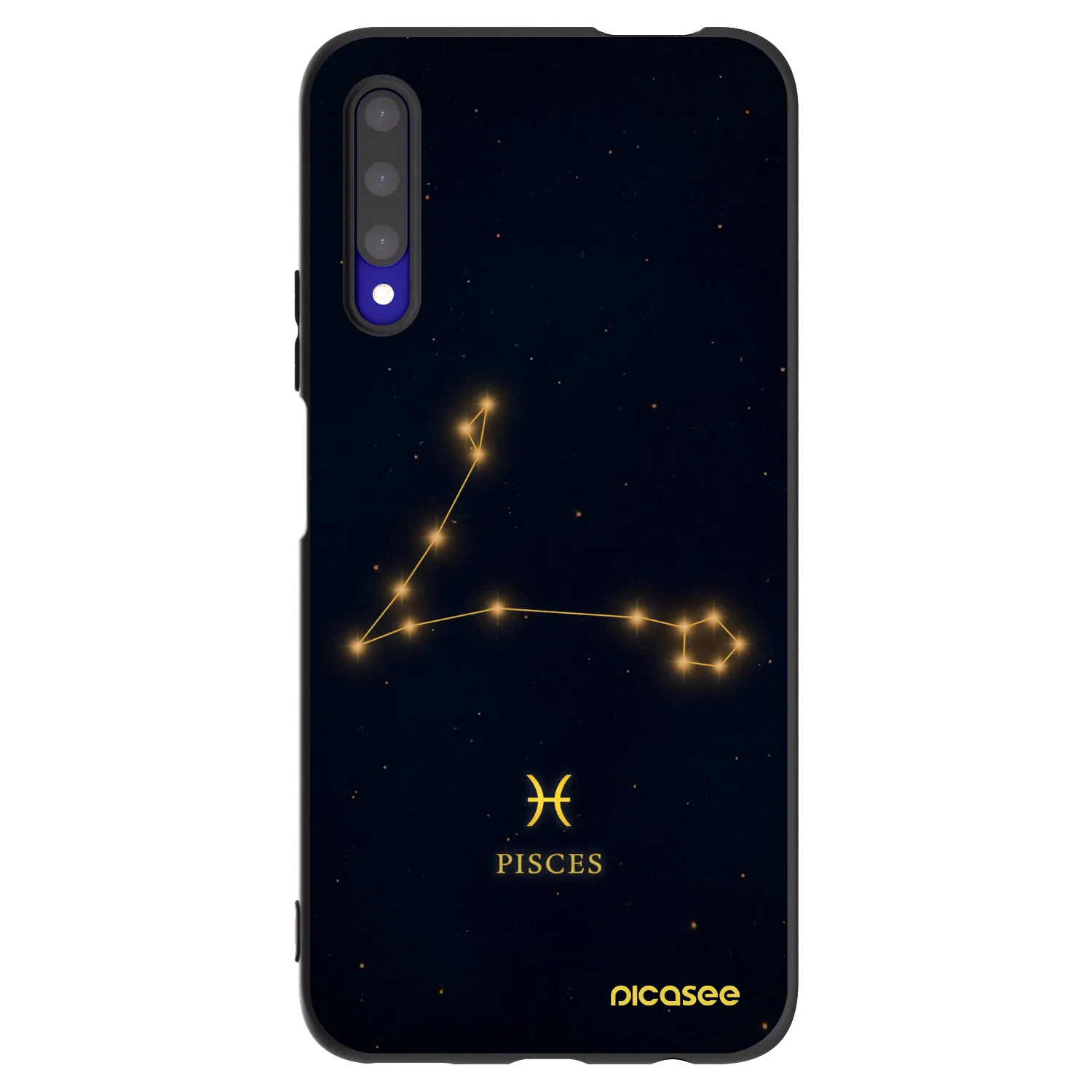 Picasee silikonový černý obal pro Honor 9X Pro - PISCES