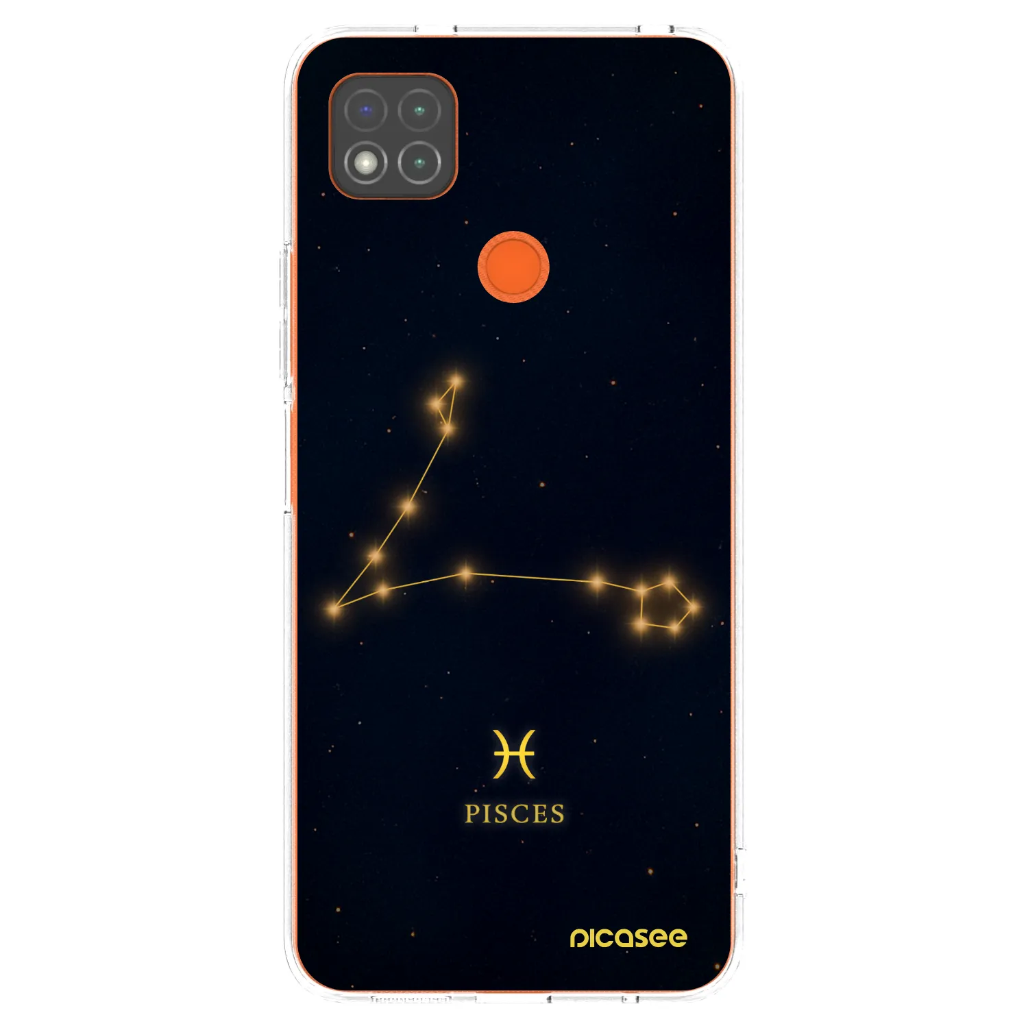 Picasee silikonový průhledný obal pro Xiaomi Redmi 9C - PISCES