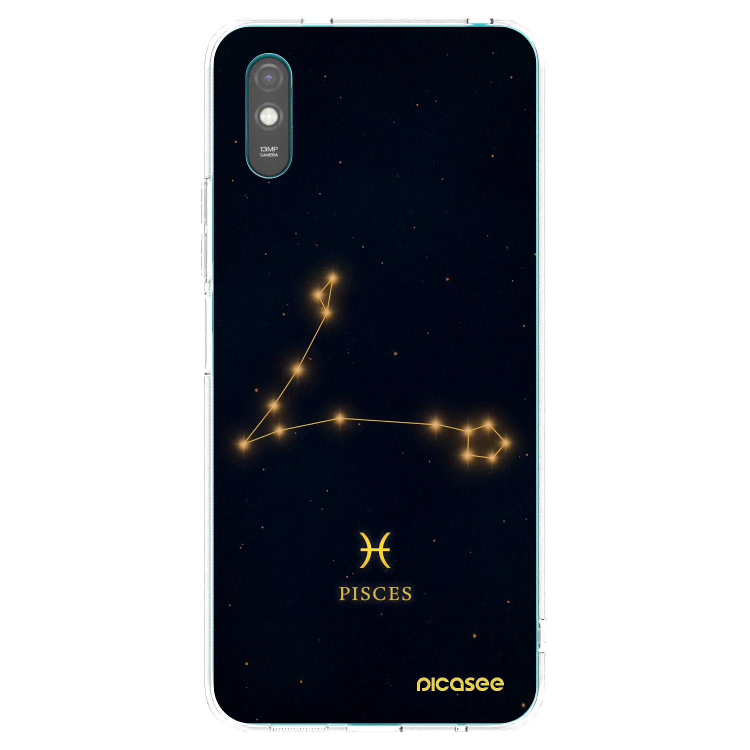 Picasee silikonový průhledný obal pro Xiaomi Redmi 9A - PISCES