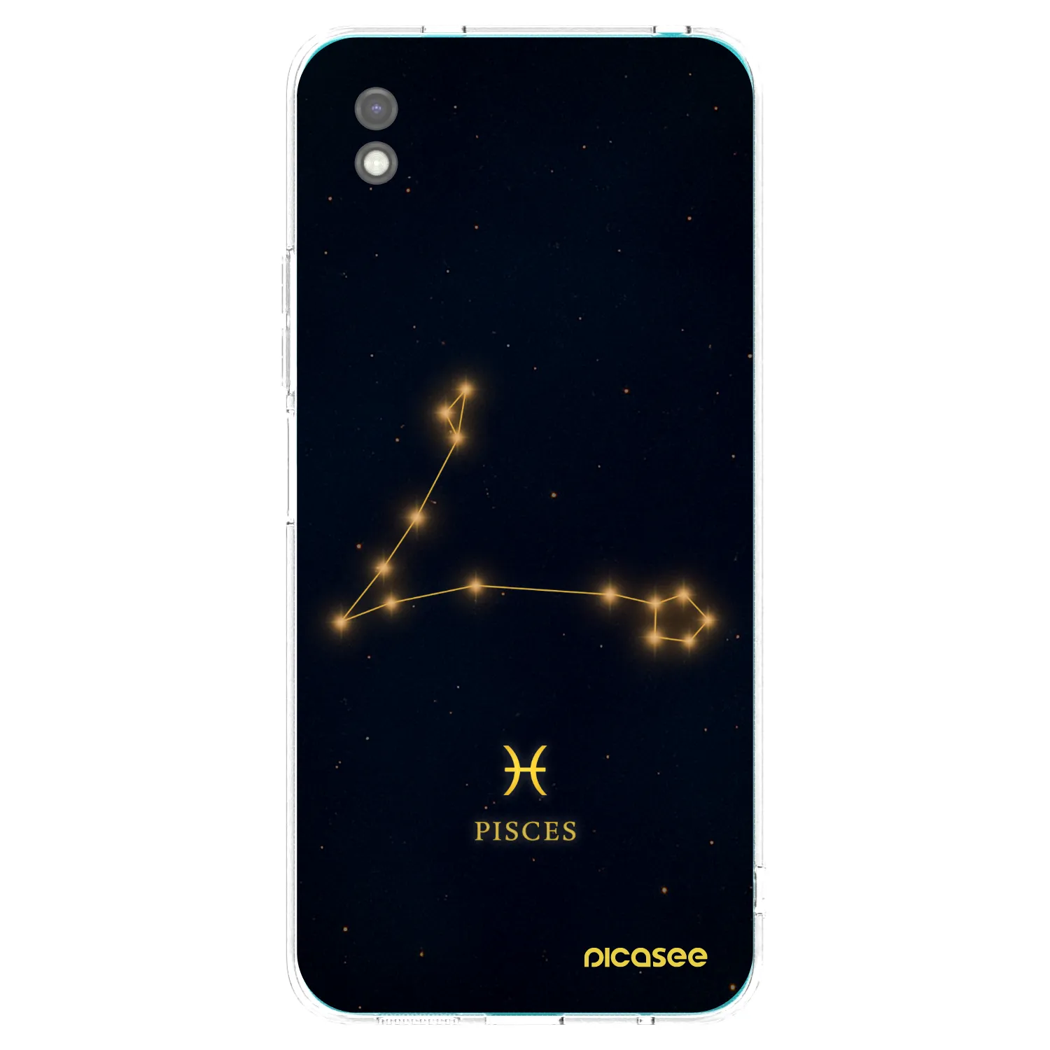 Picasee silikonový černý obal pro Xiaomi Redmi 9A - PISCES
