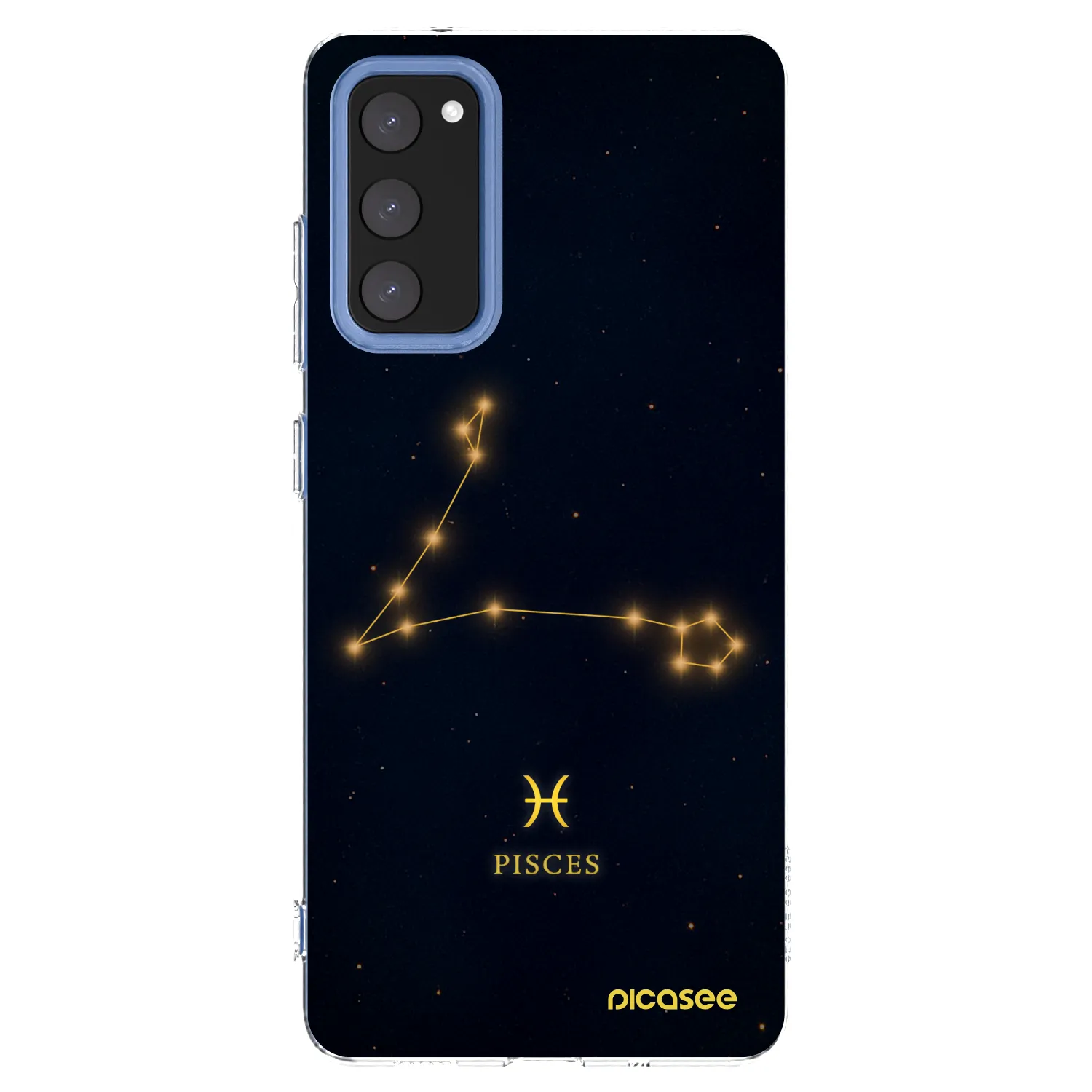 Picasee silikonový průhledný obal pro Samsung Galaxy S20 FE - PISCES