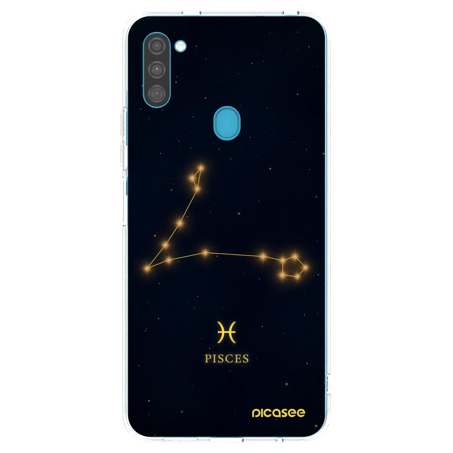 Picasee silikonový průhledný obal pro Samsung Galaxy M11 - PISCES