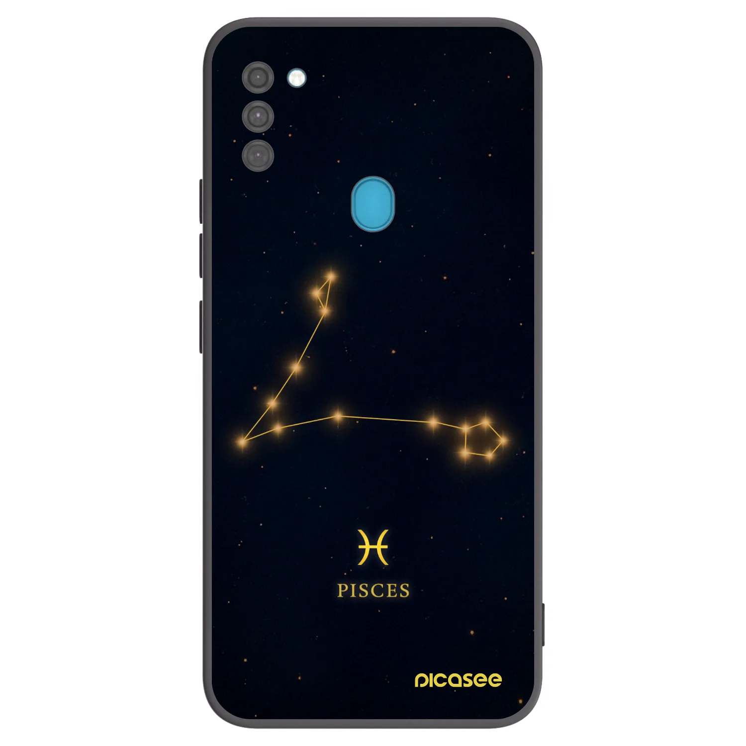 Picasee silikonový černý obal pro Samsung Galaxy M11 - PISCES