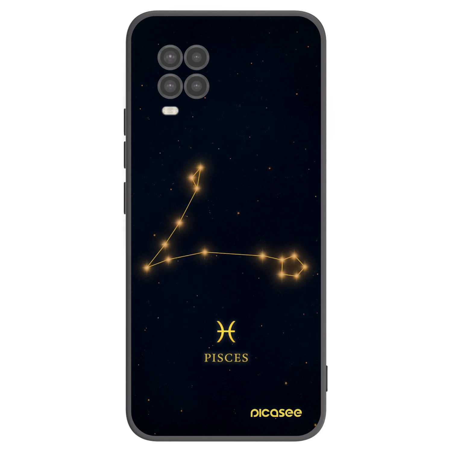 Picasee silikonový černý obal pro Xiaomi Mi 10 Lite - PISCES