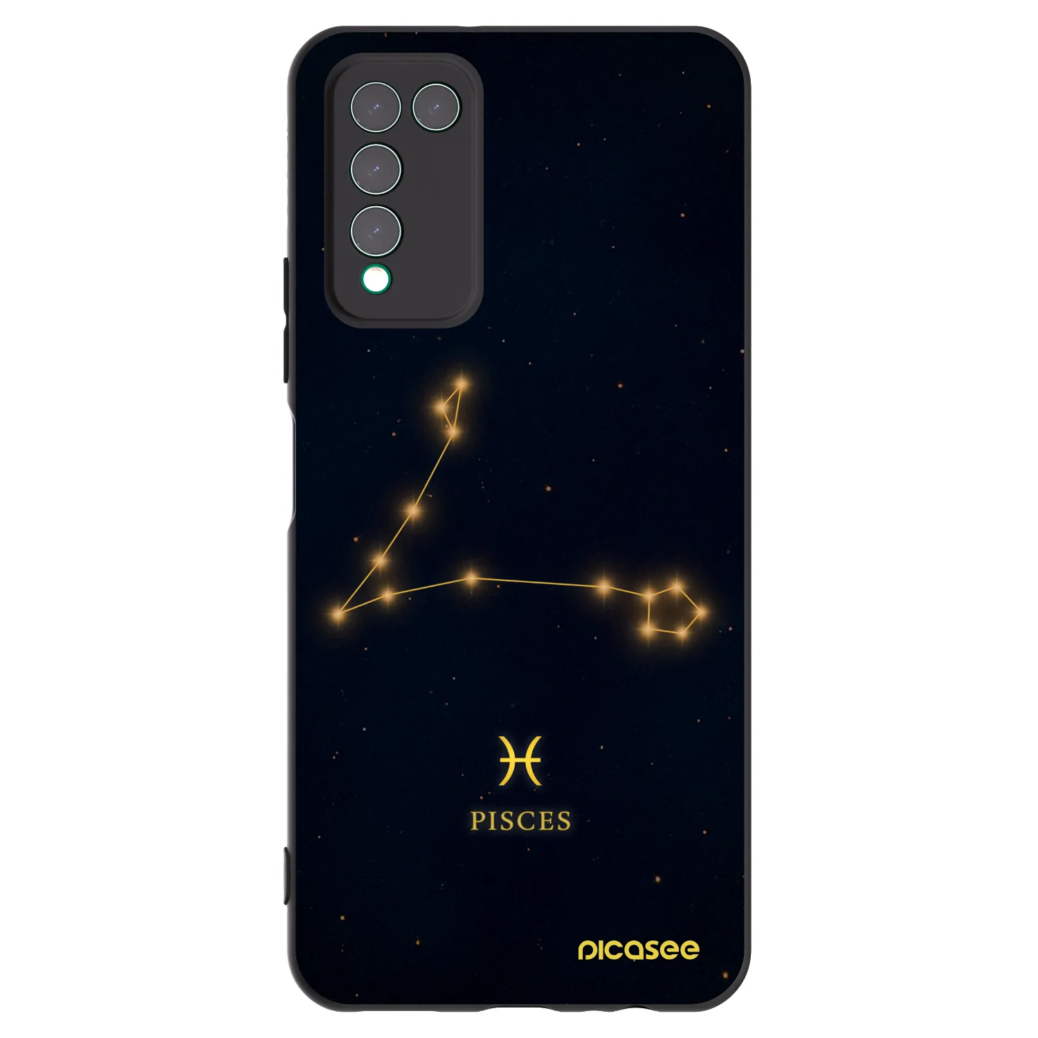 Picasee silikonový černý obal pro Honor 10X Lite - PISCES
