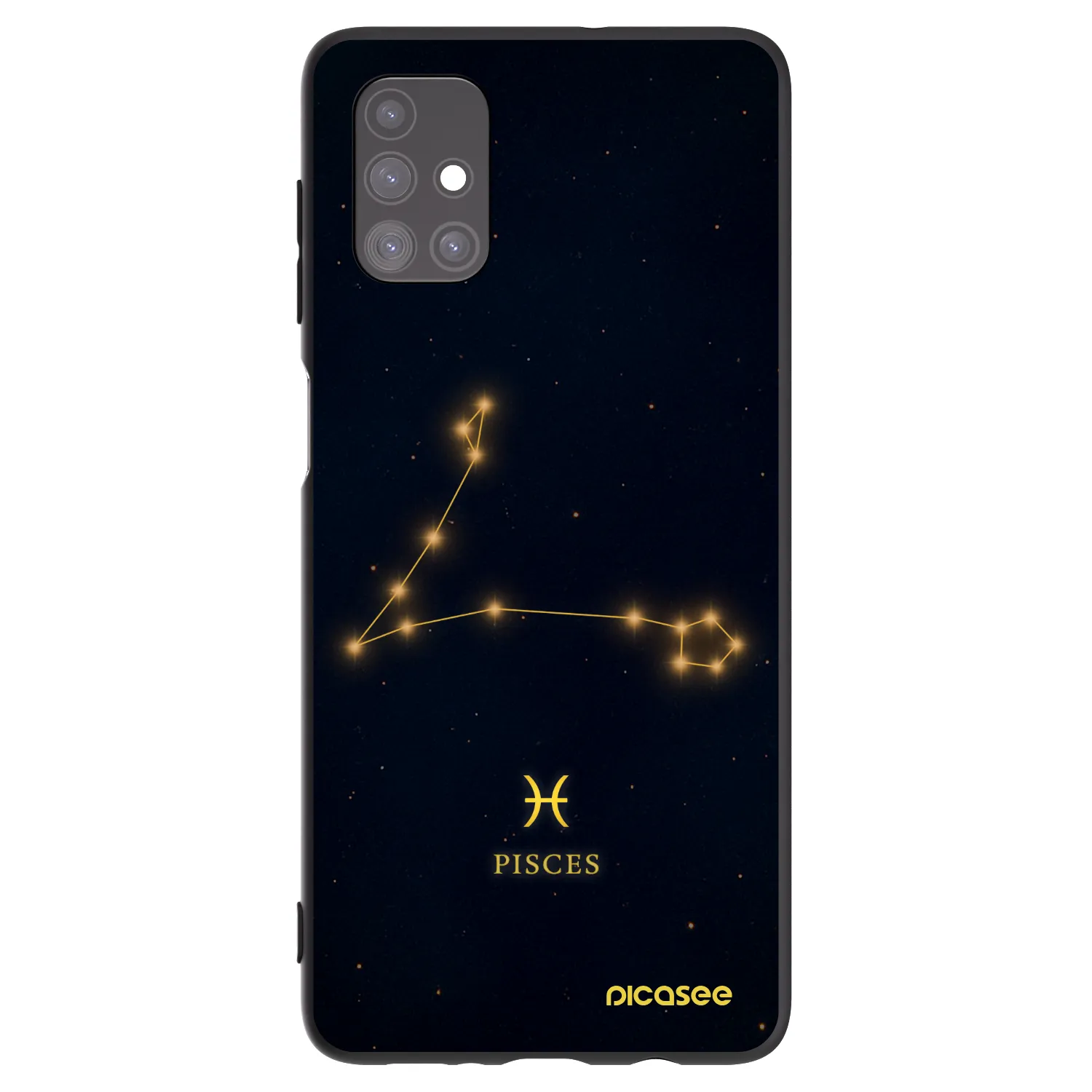 Picasee silikonový černý obal pro Samsung Galaxy M51 M515F - PISCES