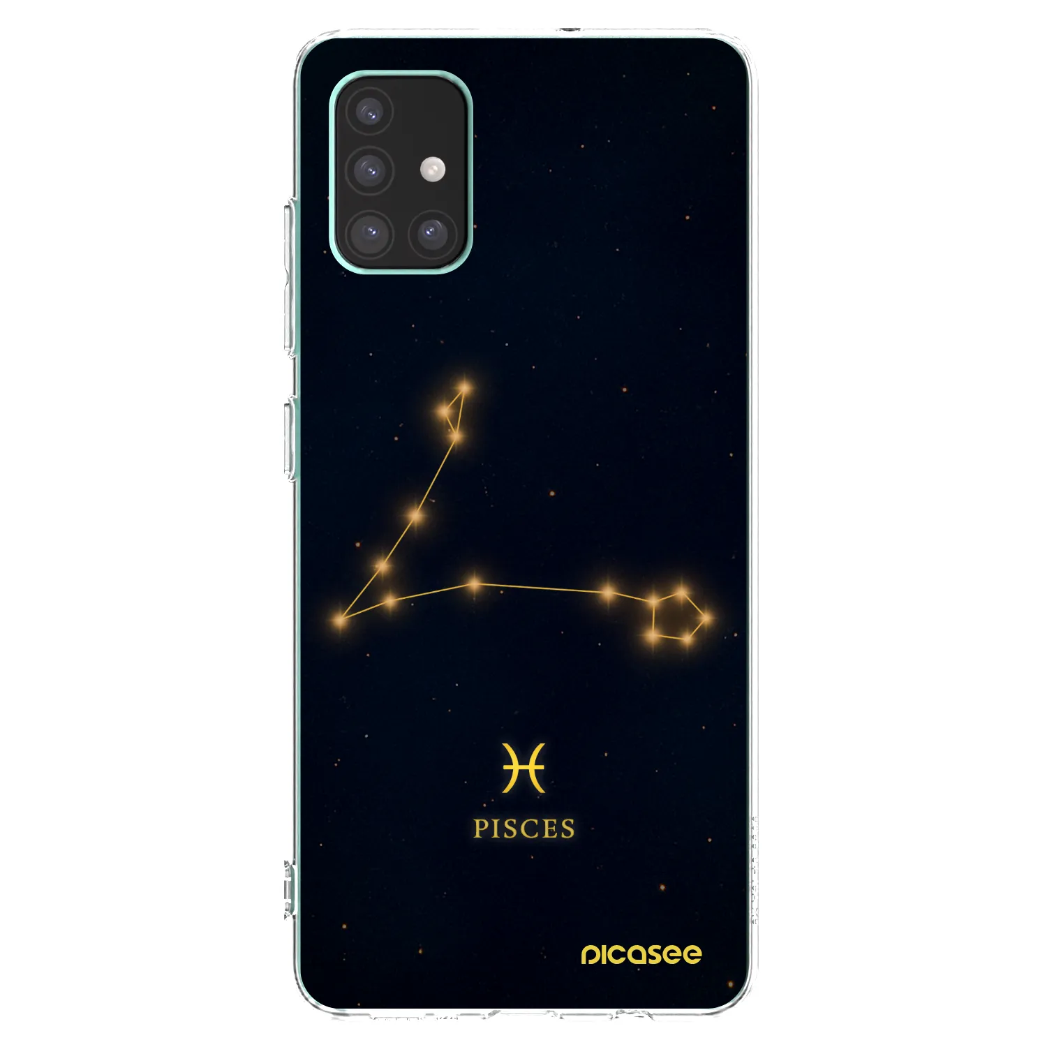 Picasee silikonový průhledný obal pro Samsung Galaxy M51 M515F - PISCES