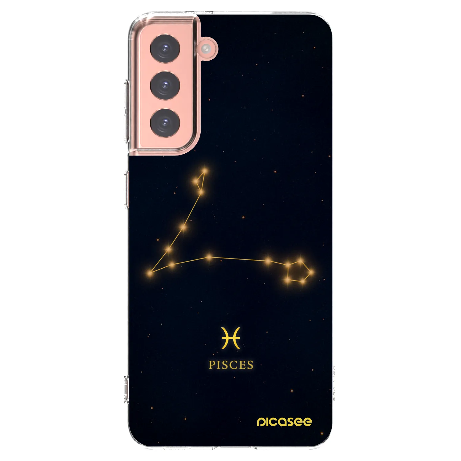Picasee silikonový průhledný obal pro Samsung Galaxy S21 5G G991B - PISCES
