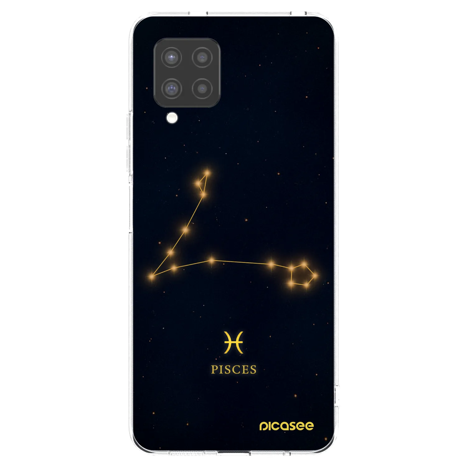 Picasee silikonový průhledný obal pro Samsung Galaxy A42 A426B - PISCES