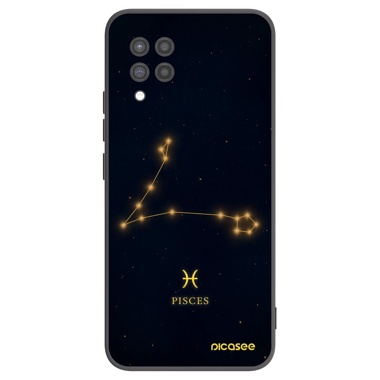 Picasee silikonový černý obal pro Samsung Galaxy A42 A426B - PISCES