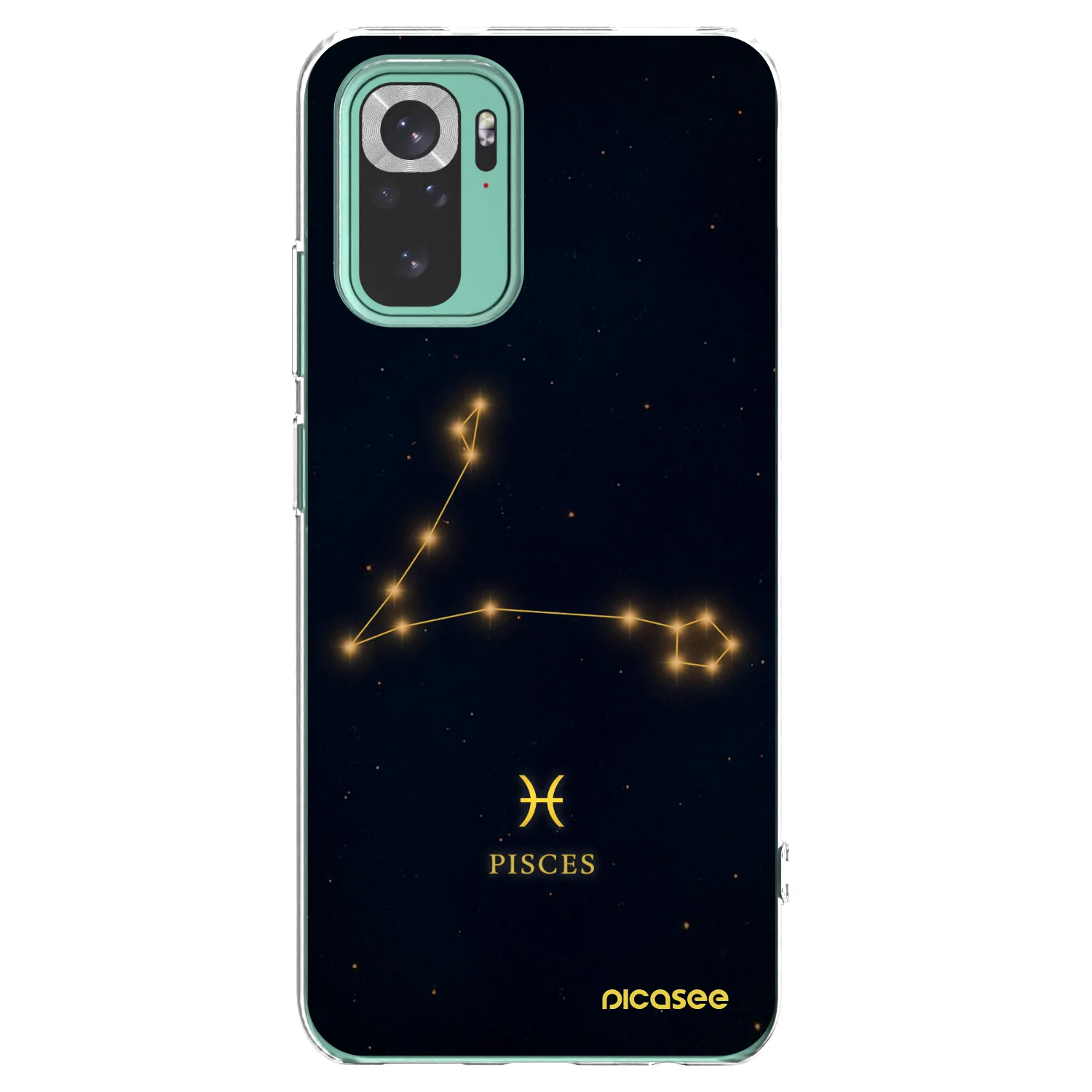 Picasee silikonový průhledný obal pro Xiaomi Redmi Note 10 Pro - PISCES