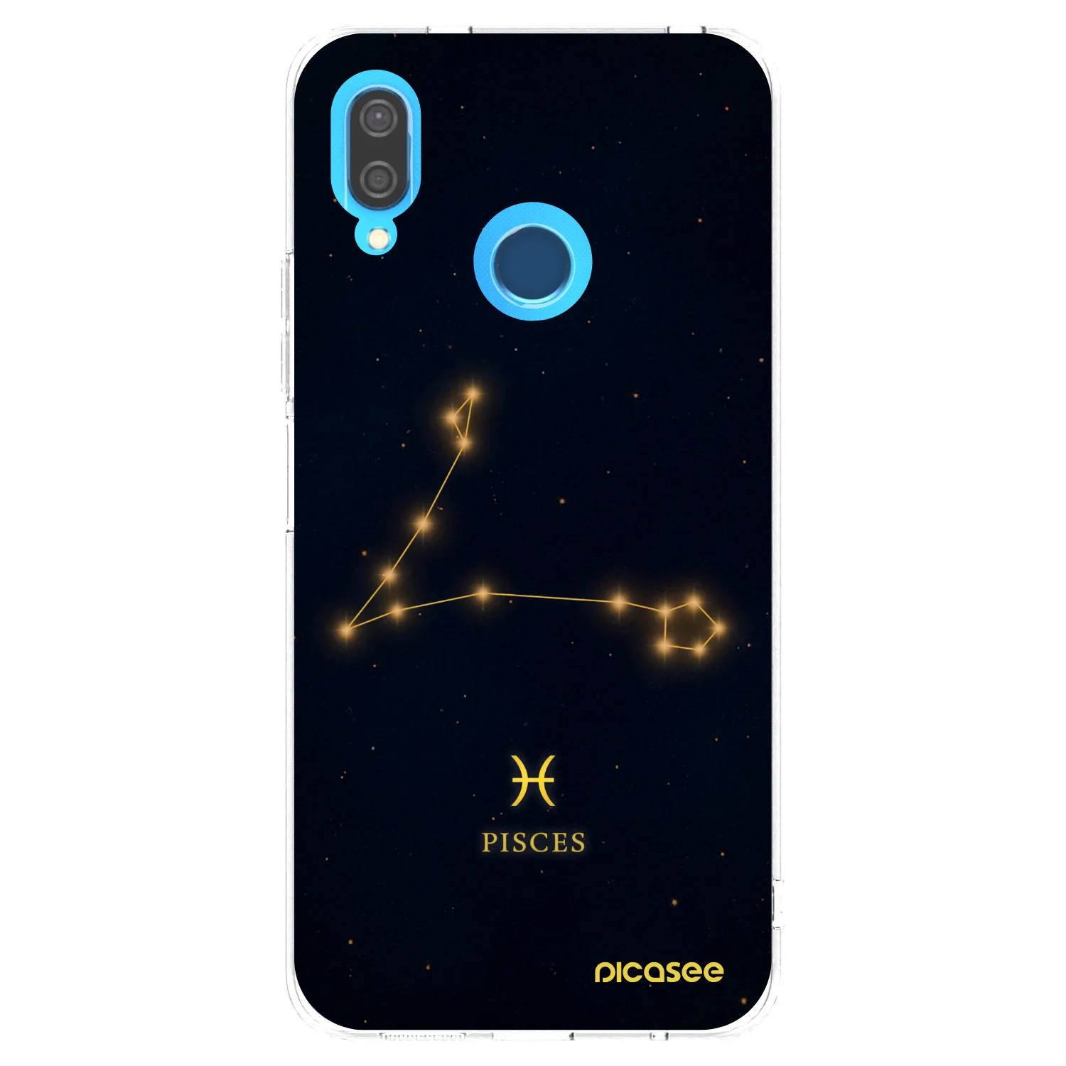 Picasee silikonový průhledný obal pro Huawei P20 Lite - PISCES