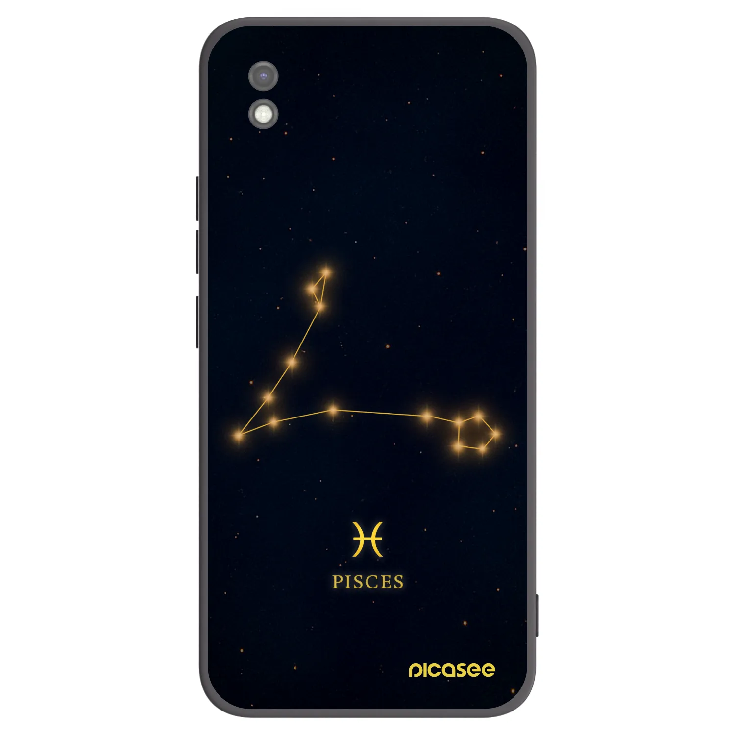 Picasee silikonový černý obal pro Xiaomi Redmi 9AT - PISCES