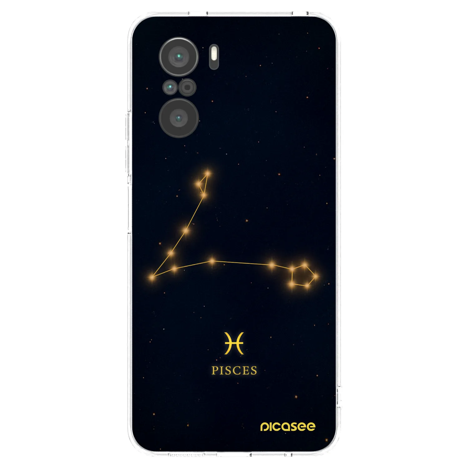 Picasee silikonový průhledný obal pro Xiaomi Poco F3 - PISCES