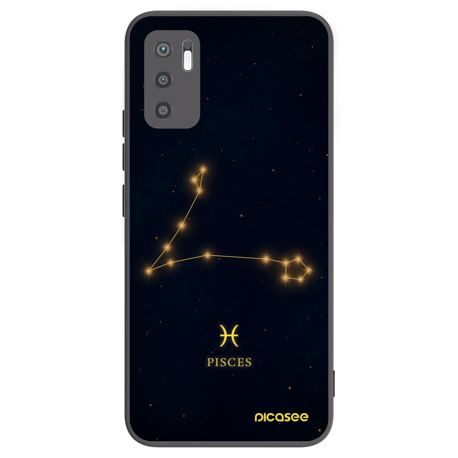 Picasee silikonový černý obal pro Xiaomi Redmi Note 10 5G - PISCES