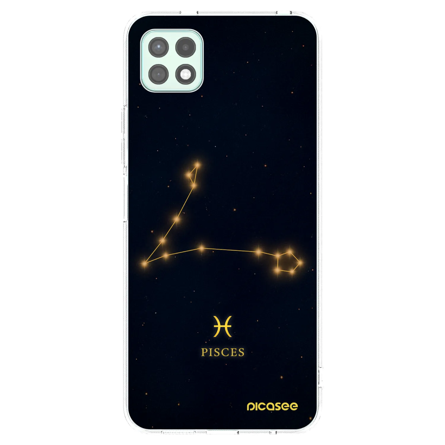 Picasee silikonový průhledný obal pro Samsung Galaxy A22 A226B 5G - PISCES