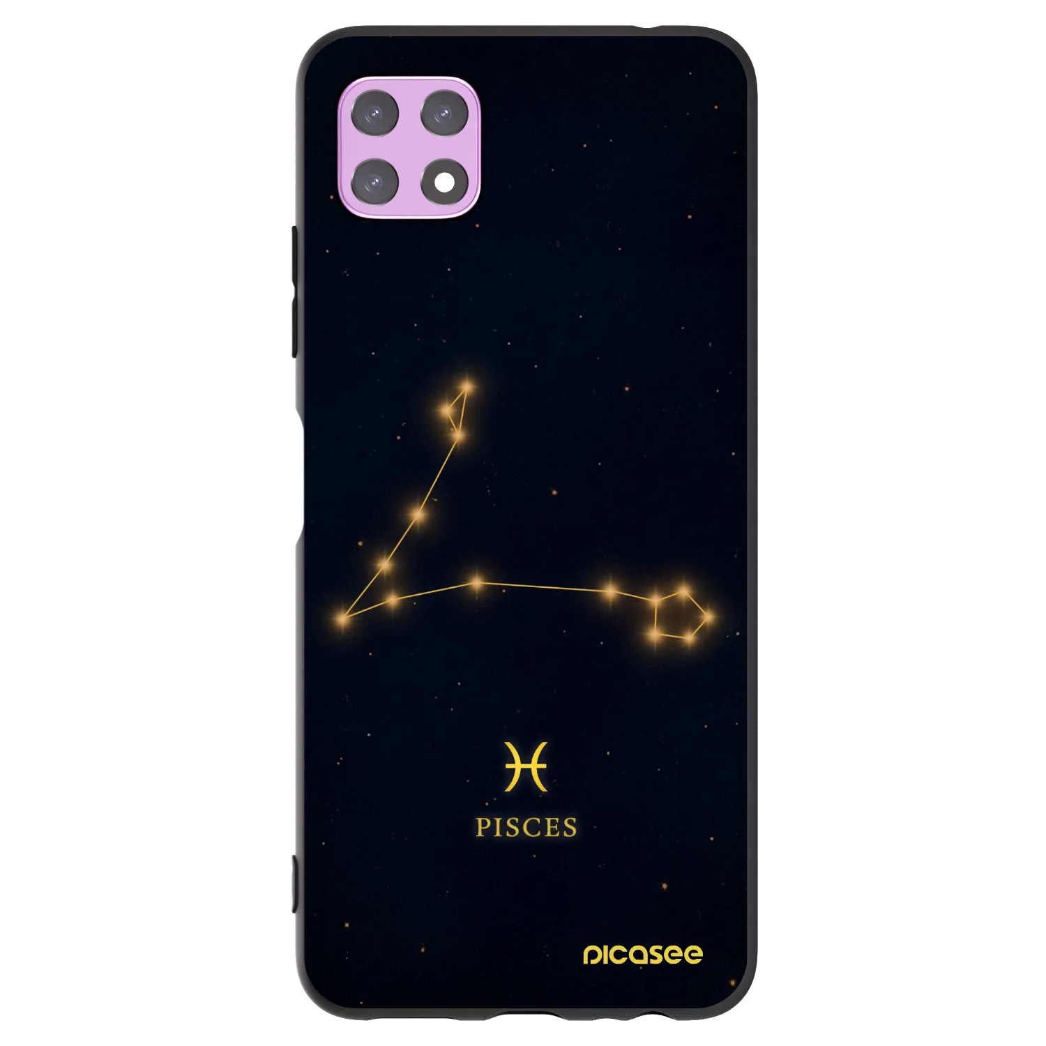 Picasee silikonový černý obal pro Samsung Galaxy A22 A226B 5G - PISCES