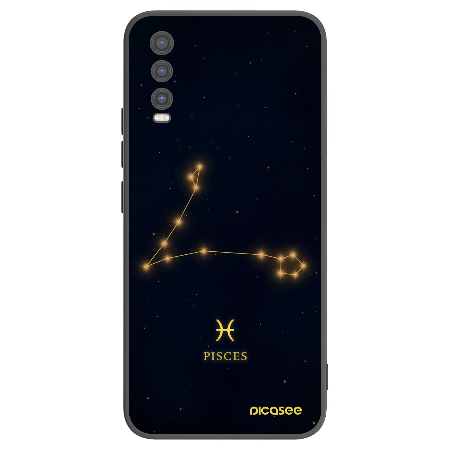Picasee silikonový černý obal pro Vivo Y20s - PISCES