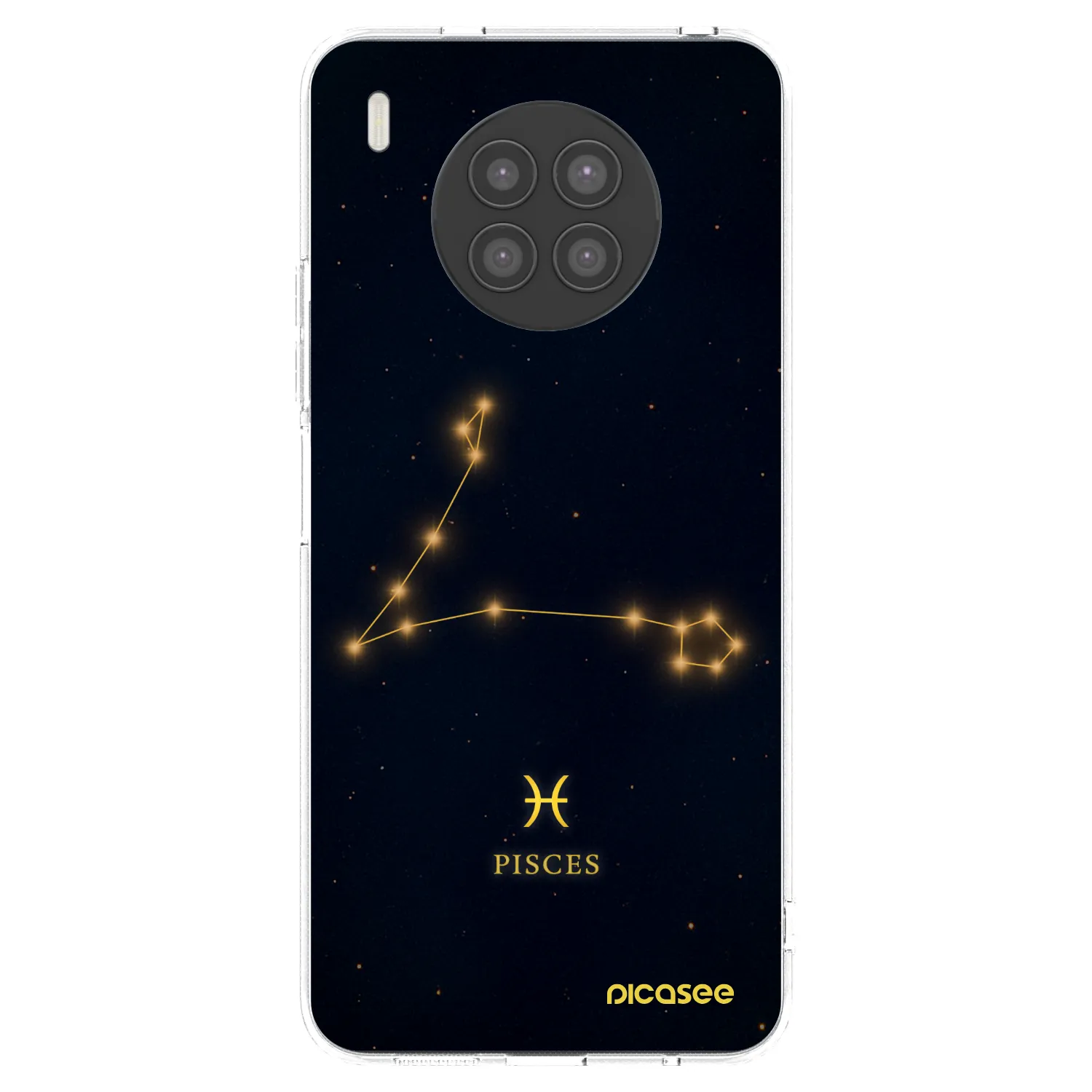 Picasee silikonový průhledný obal pro Huawei Nova 8i - PISCES