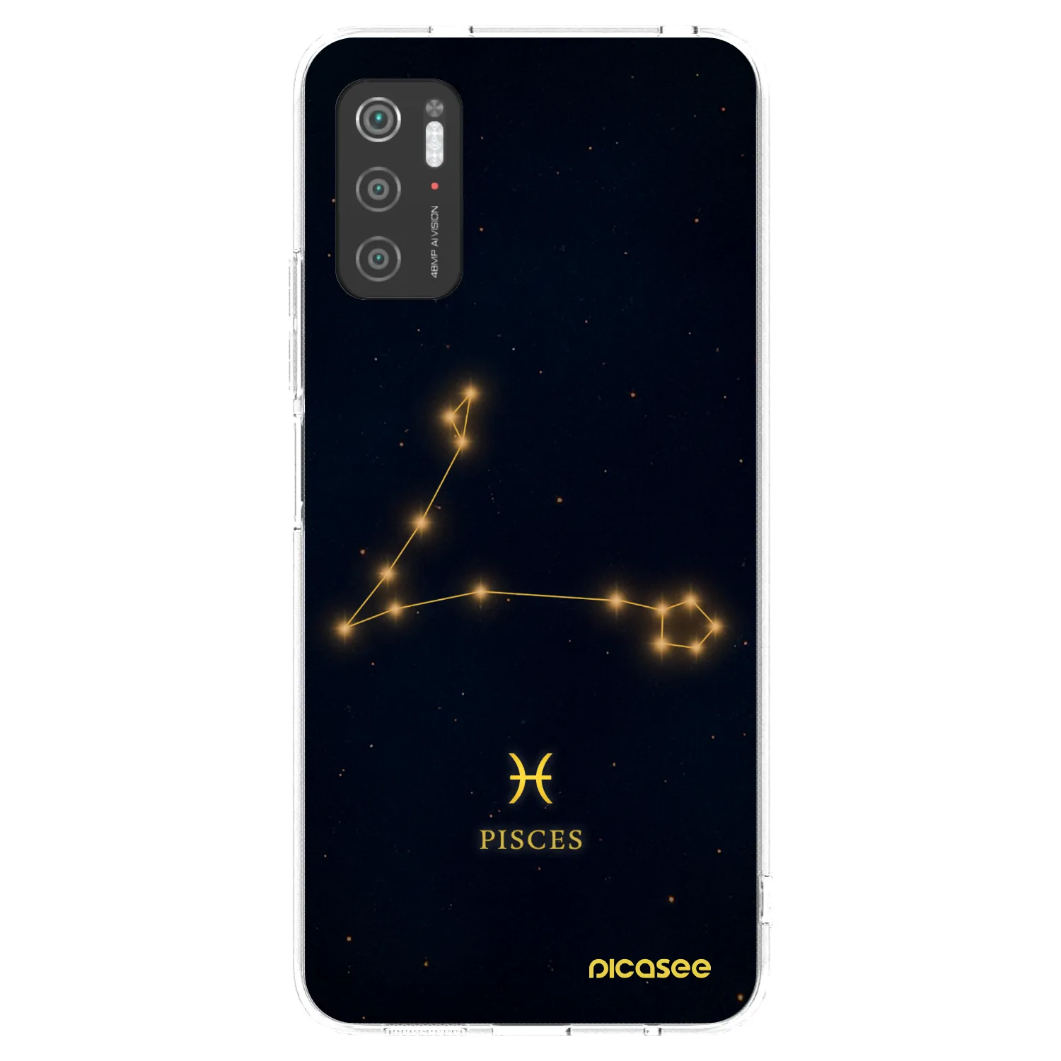 Picasee silikonový průhledný obal pro Xiaomi Poco M3 Pro 5G - PISCES