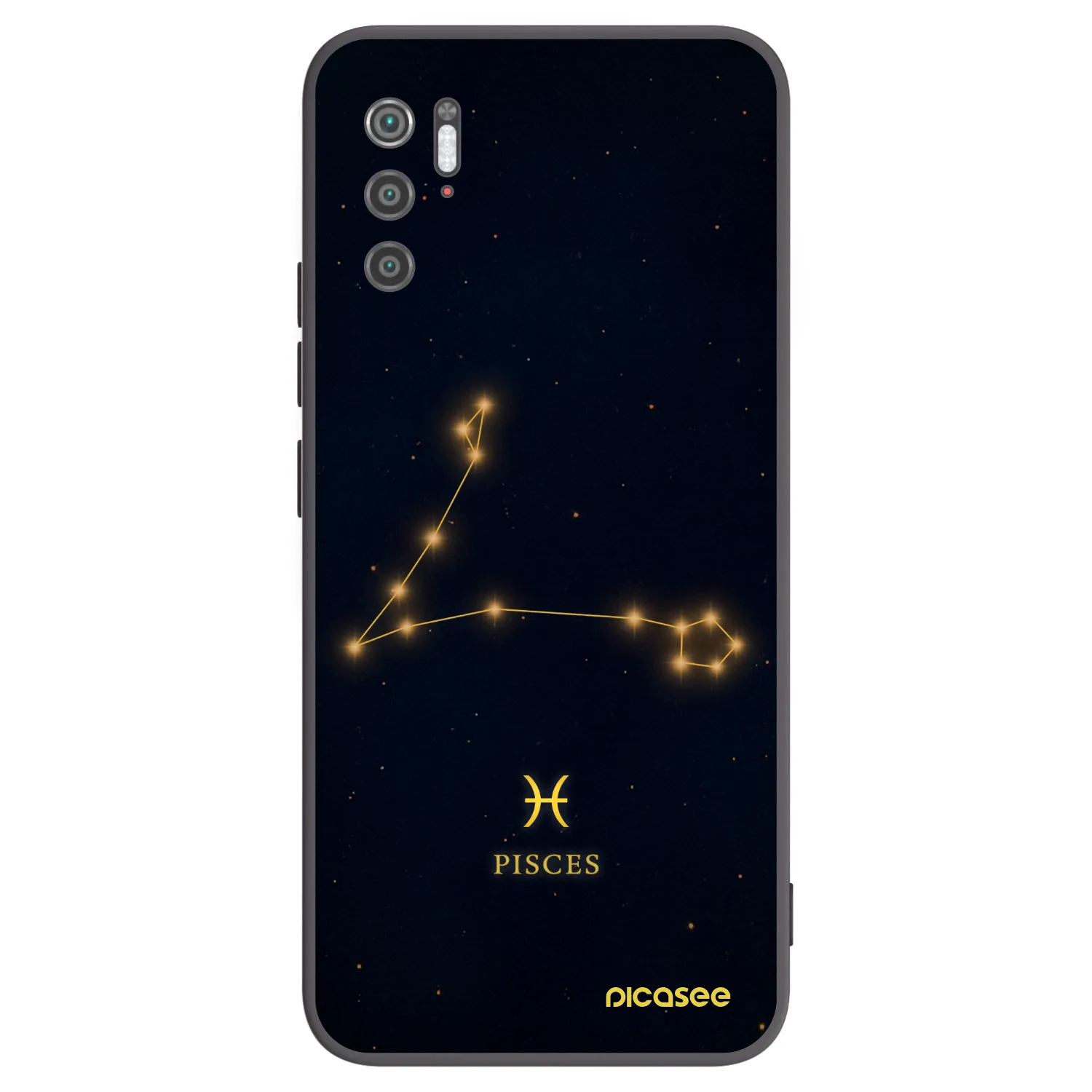 Picasee silikonový černý obal pro Xiaomi Poco M3 Pro 5G - PISCES