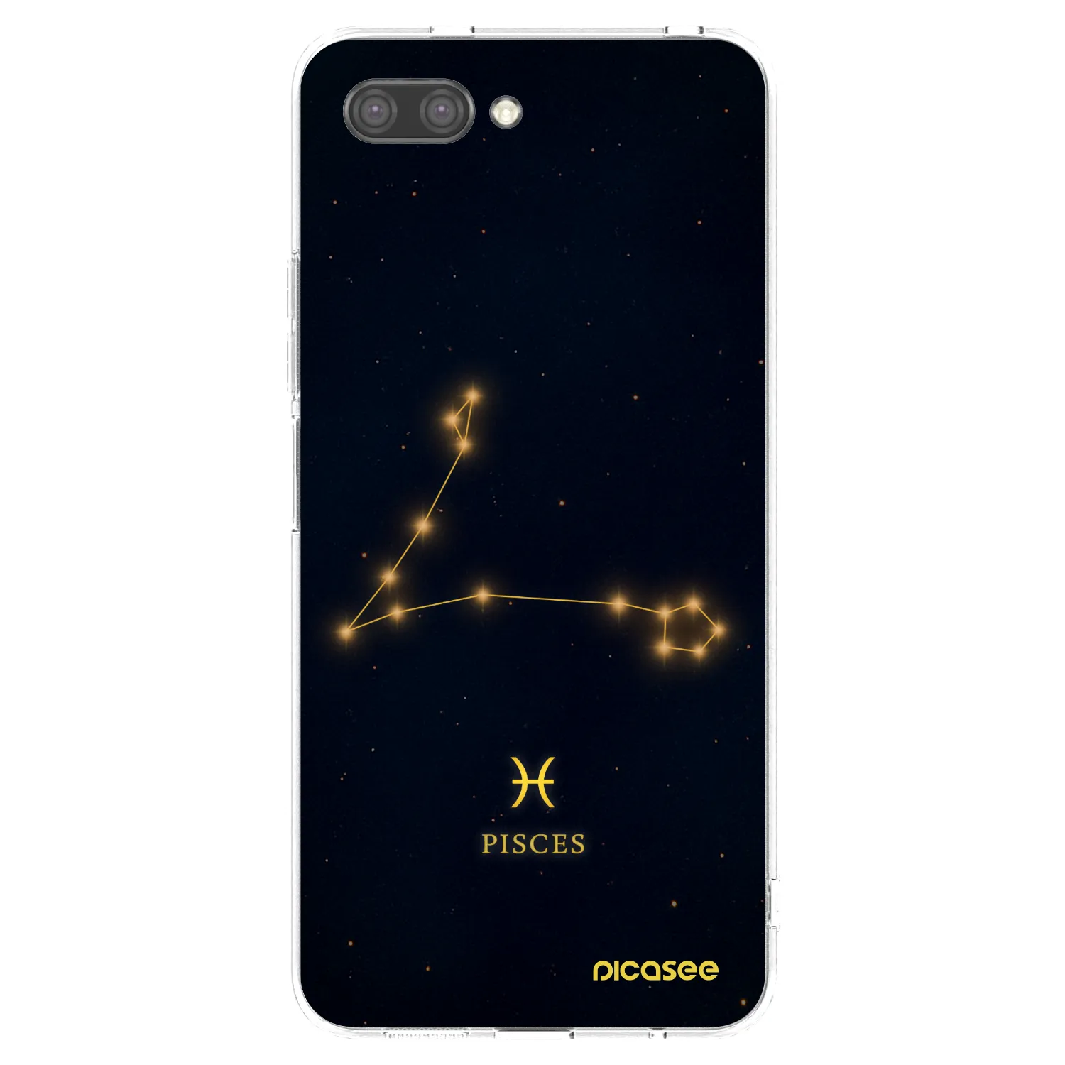 Picasee silikonový průhledný obal pro Honor 10 - PISCES