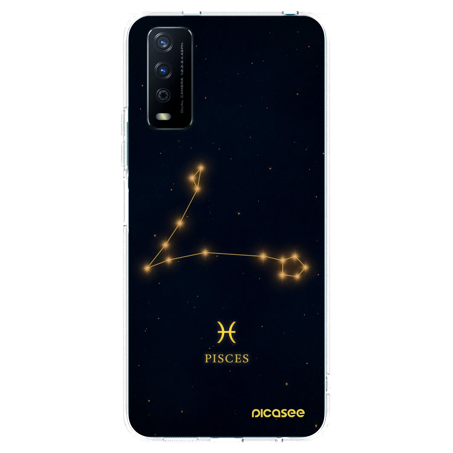 Picasee silikonový průhledný obal pro Vivo Y11s - PISCES