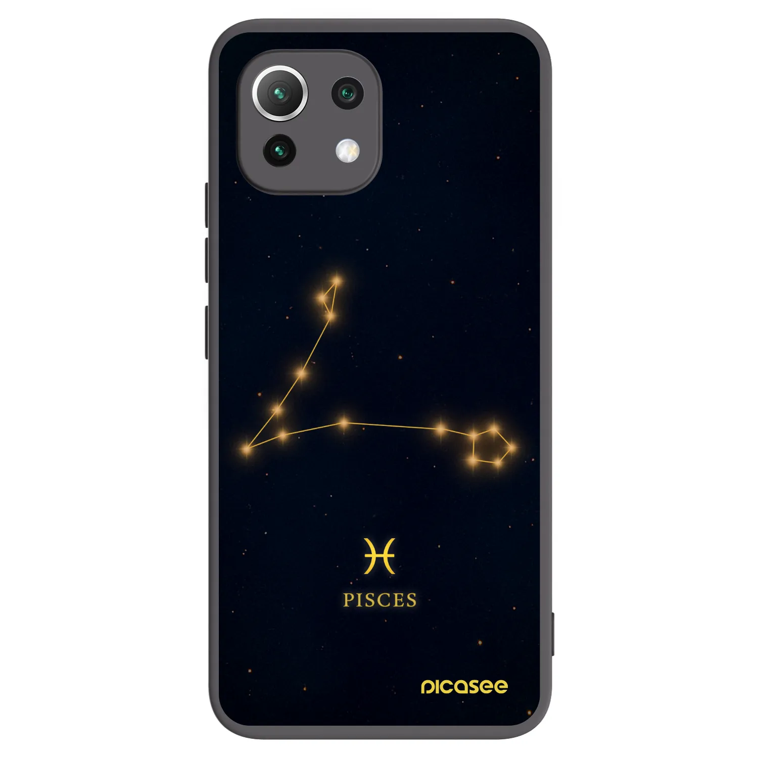 Picasee silikonový černý obal pro Xiaomi 11 Lite 5G NE - PISCES