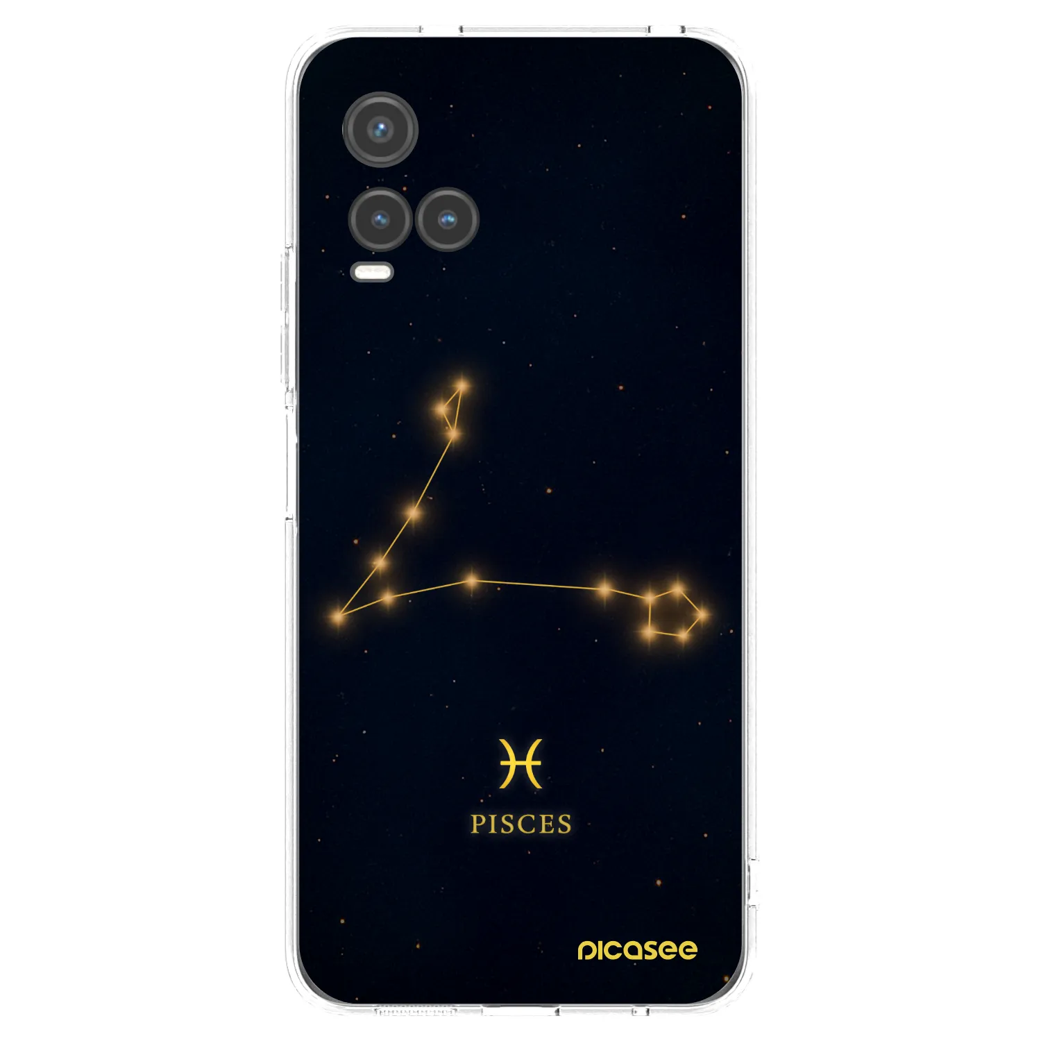 Picasee silikonový průhledný obal pro Vivo Y33s - PISCES