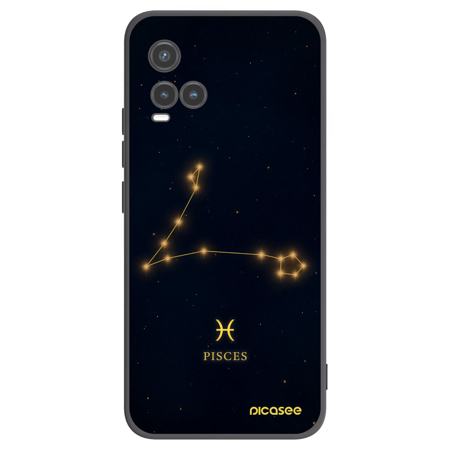 Picasee silikonový černý obal pro Vivo Y33s - PISCES