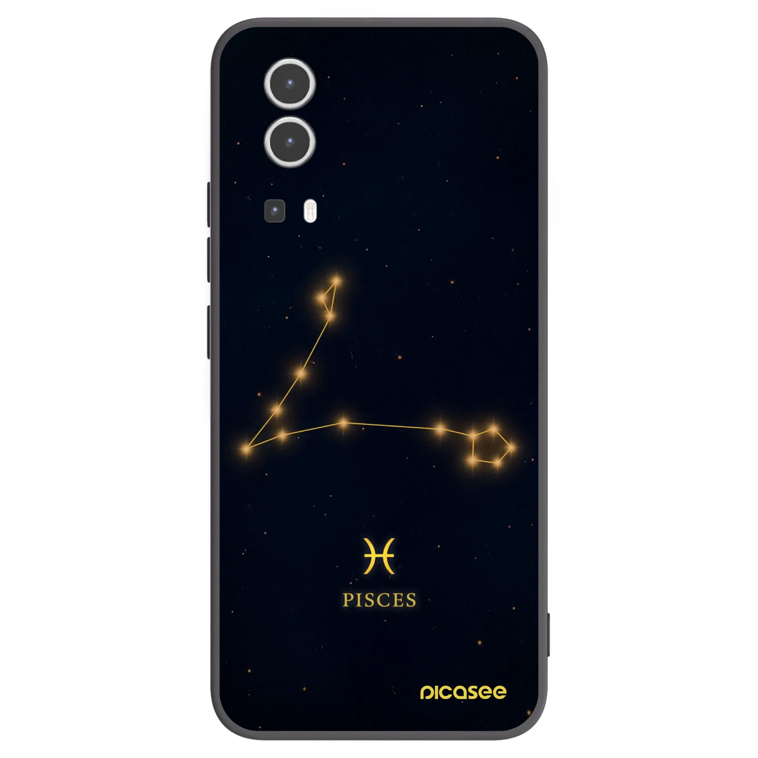 Picasee silikonový černý obal pro Vivo Y72 5G - PISCES