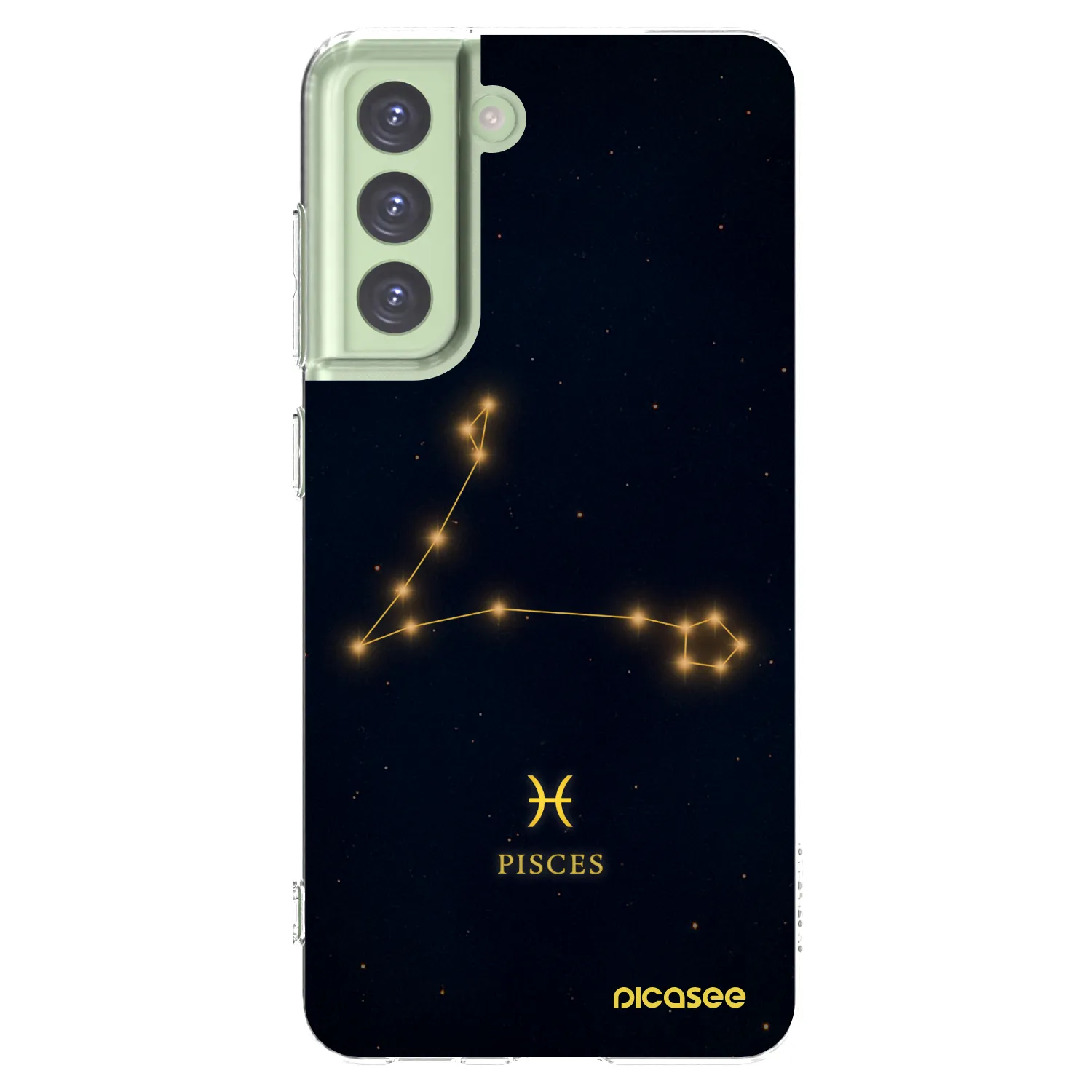Picasee silikonový průhledný obal pro Samsung Galaxy S21 FE 5G - PISCES