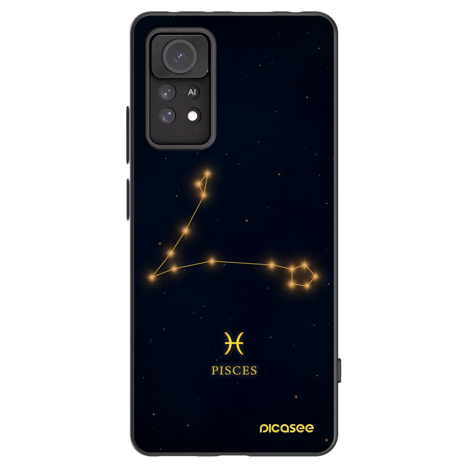 Picasee silikonový černý obal pro Xiaomi Redmi Note 11 Pro - PISCES