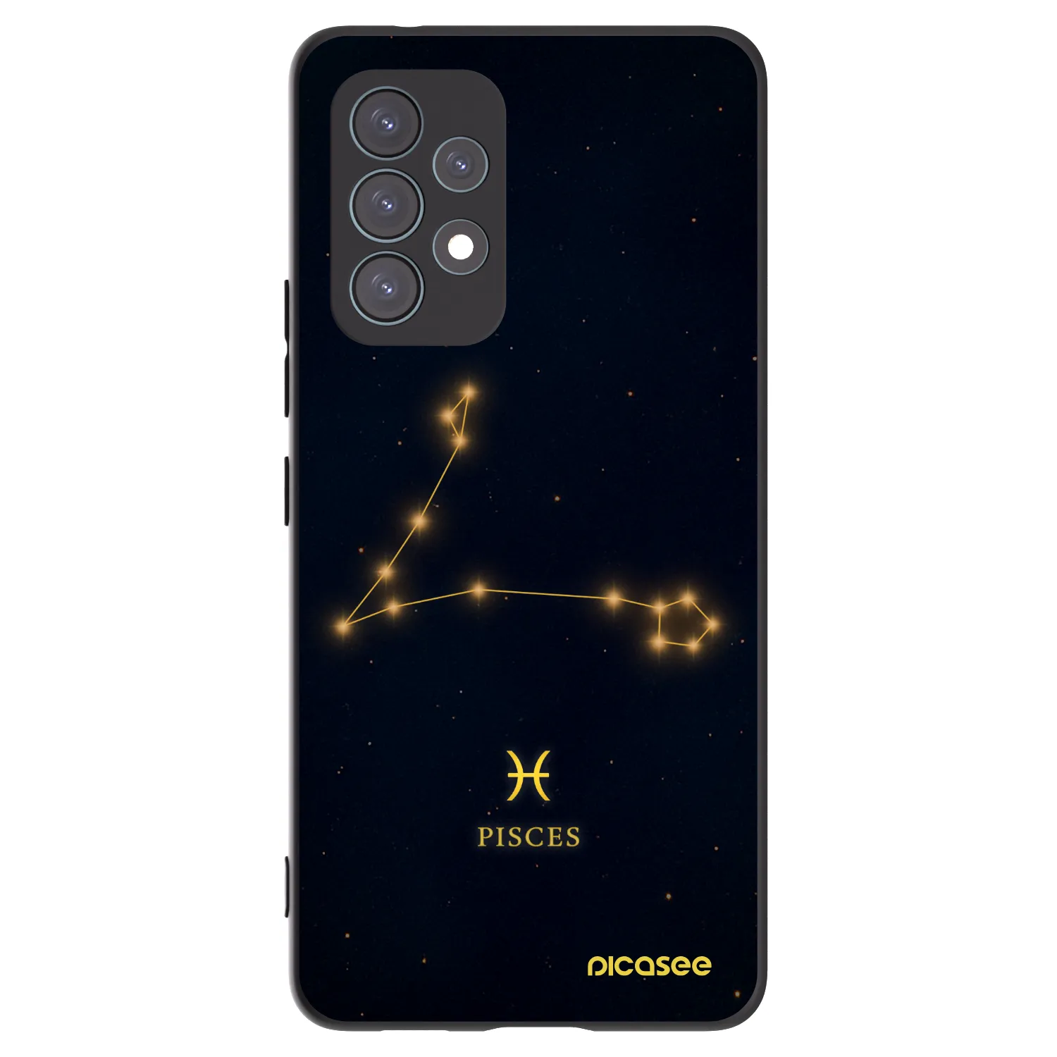 Picasee silikonový černý obal pro Samsung Galaxy A53 5G A536 - PISCES