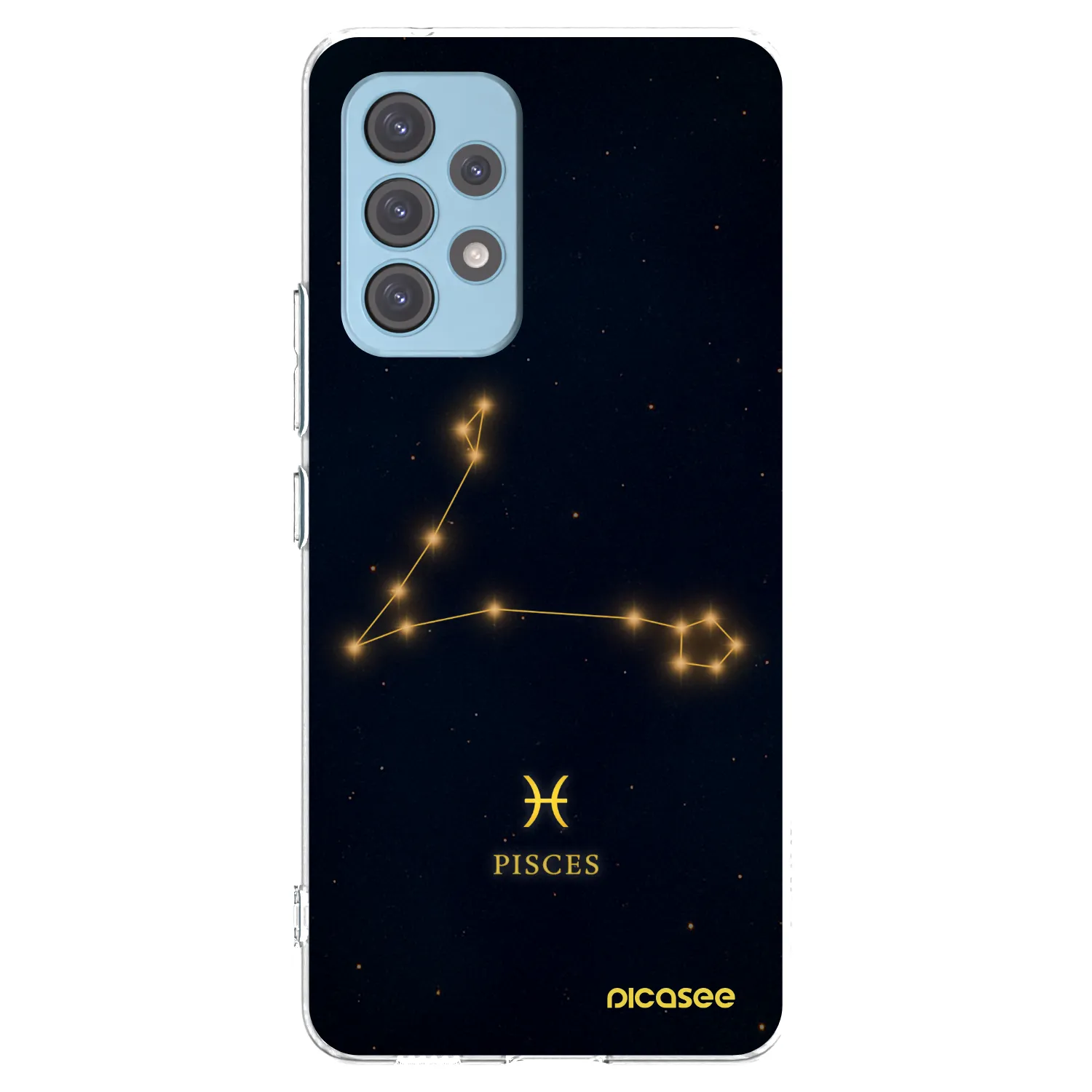 Picasee silikonový průhledný obal pro Samsung Galaxy A53 5G A536 - PISCES