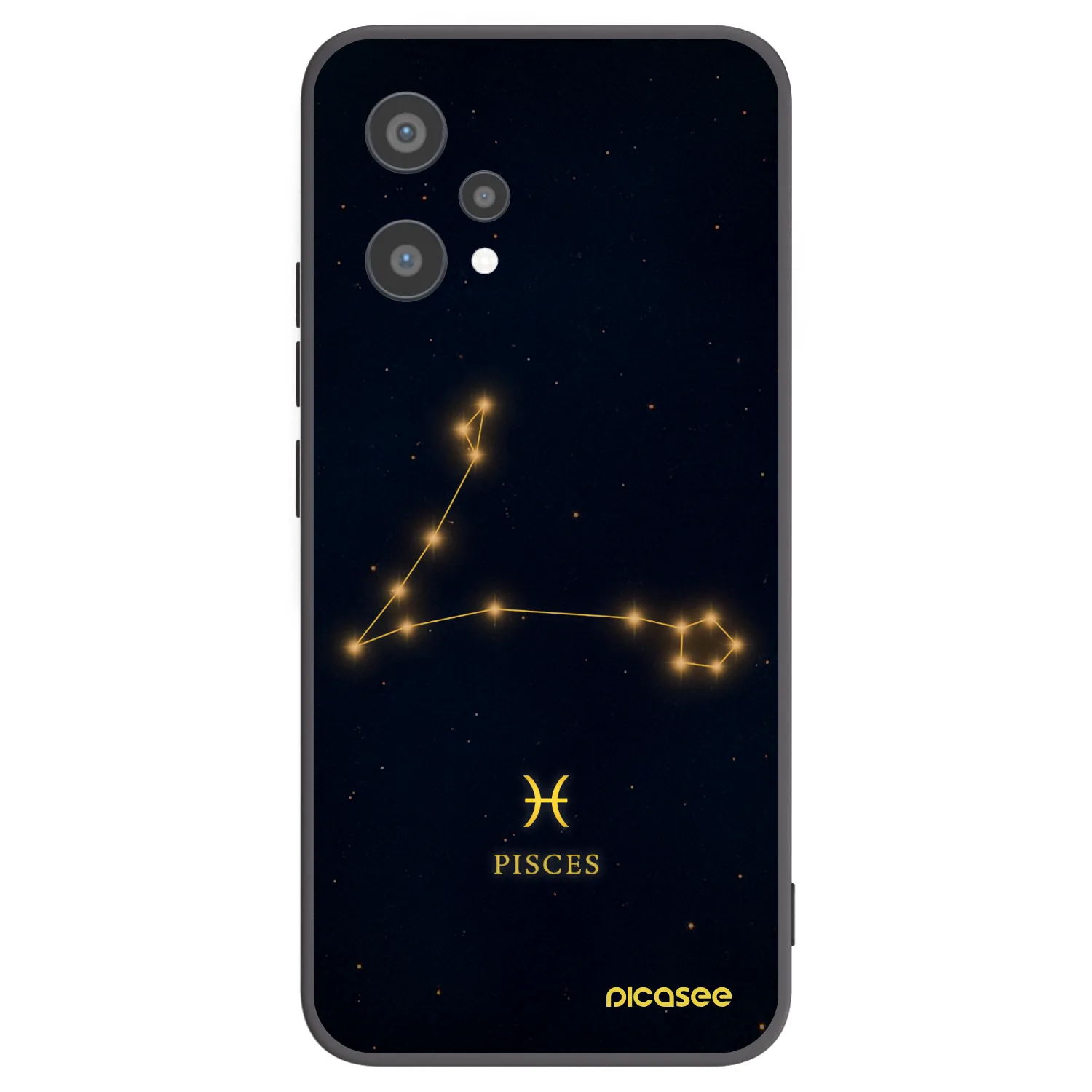Picasee silikonový černý obal pro Realme 9 Pro 5G - PISCES