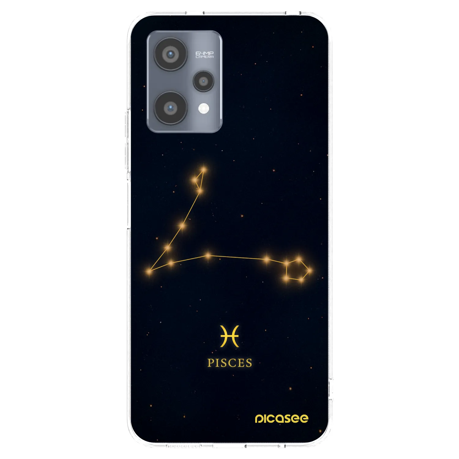 Picasee silikonový průhledný obal pro Realme 9 Pro 5G - PISCES